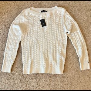 Tommy Hilfiger Cable Knit Sweater - Off White